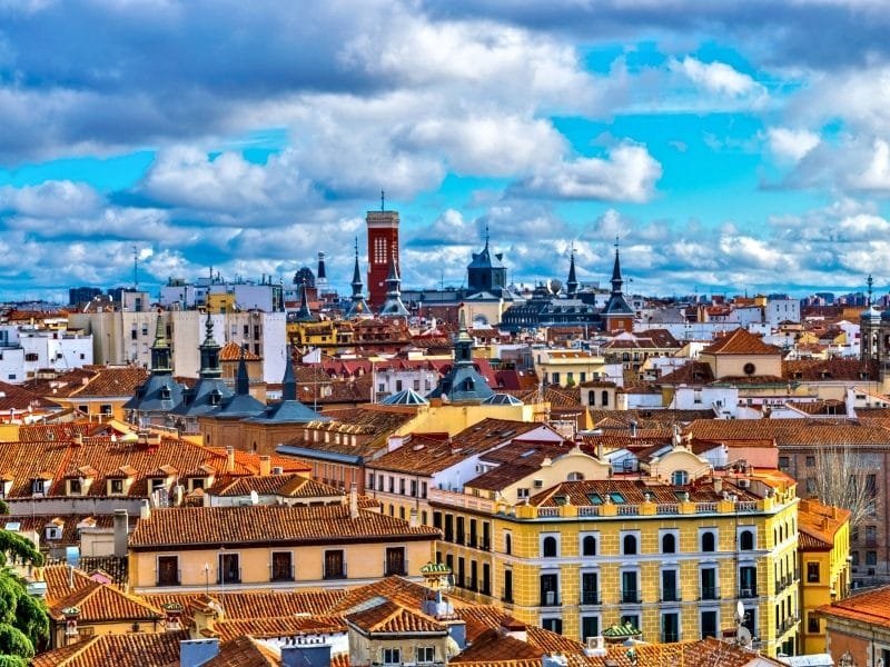 Aerial view of Madrid City_Europe Short Tour