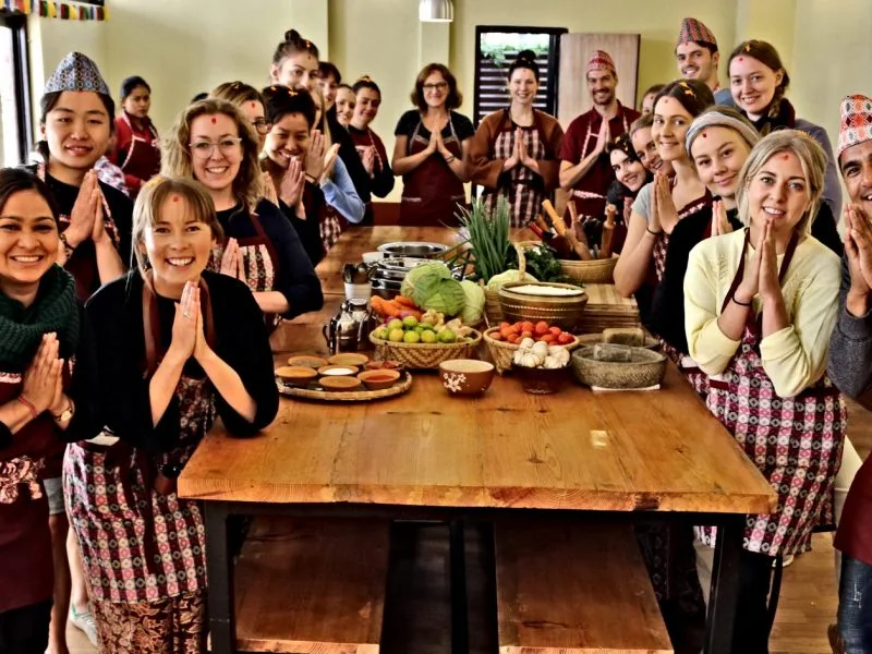 Cooking Class in Kathmandu with Seven Women