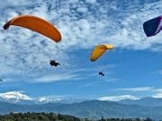 Cross Country Paragliding Near Annapurna Range at Pokhara