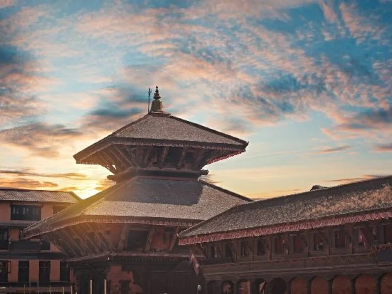 Evening view of Durbar Square in Bhaktapur_Visit Bhaktapur and Patan Durbar Square