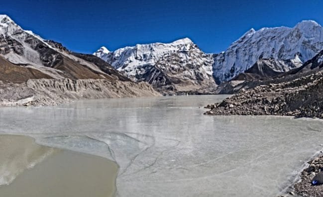 Everest view from Imja Lake_14 Days Everest Base Camp Trek