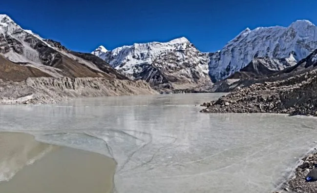 Everest view from Imja Lake_14 Days Everest Base Camp Trek