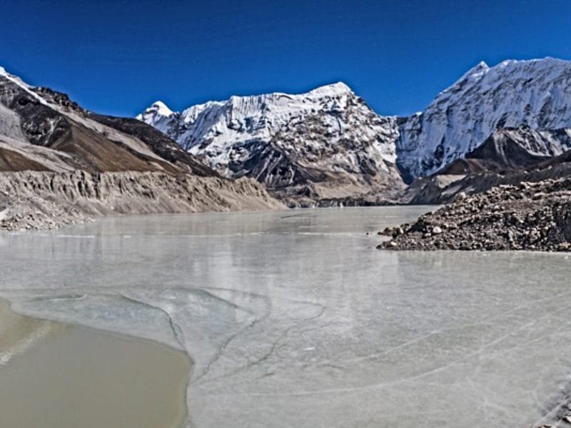 Everest view from Imja Lake_14 Days Everest Base Camp Trek