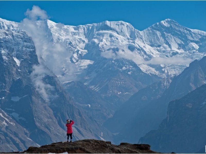 From the Upper view point of the Mardi Himal Trek in the Annapurna Conservation Area_Himal.