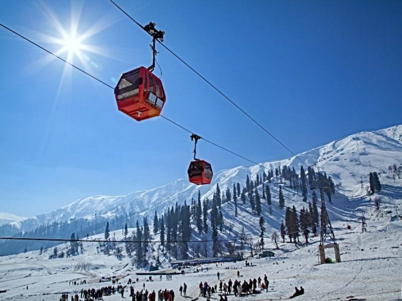 Tour of Kashmir_Gondola Cable Car in Gulmarg, Jammu and Kashmir, India