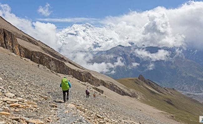 Kang La Pass, Nar-Phu Valley._Trek to Nar Phu Valley.