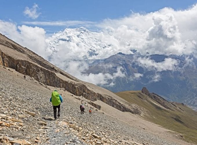 Kang La Pass, Nar-Phu Valley._Trek to Nar Phu Valley.