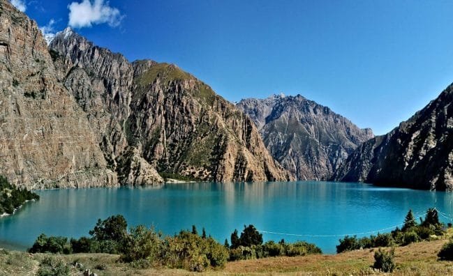 Panorama View Shey Phoksumdo Lake From Camp During Dolpo Trek_Upper Dolpo Trek