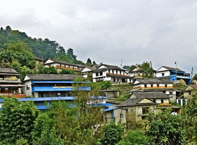 Panoramic View of Lwang Village_Lwang Homestay