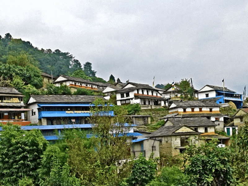 Panoramic View of Lwang Village_Lwang Homestay