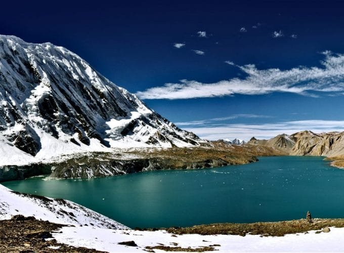 Tilicho Lake in Himalayas._Trek to Tilicho Lake.