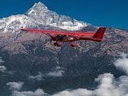Ultralight Plane Flies Over Pokhara and Annapurna Region in Nepal_Feel the Wind