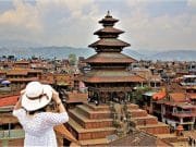 View at Old Palace of Wood at the Ancient city of Kathmandu Valley. Patan, Durbar Square_Kathmandu and Chitwan 5 Days